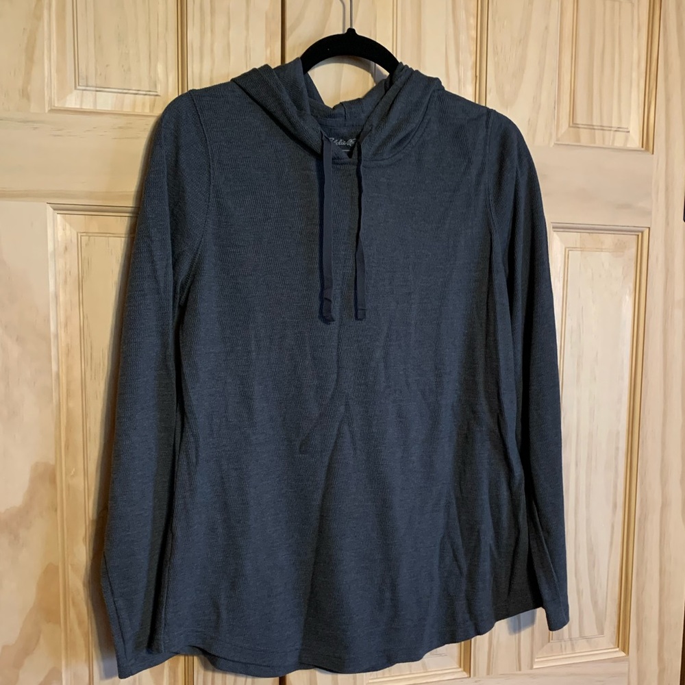 Charcoal gray Eddie Bauer hoodie